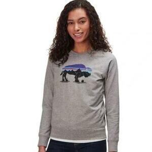 Patagonia Organic Cotton Women’s L Gorpcore Outdoors Sustainable Crew Sweatshirt